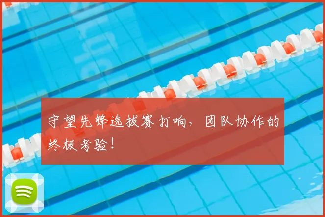 守望先锋选拔赛打响，团队协作的终极考验！